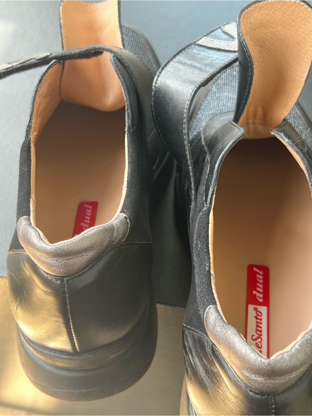 Black Women's Slip-On Sneaker with Hook Closure - Picture 13 of 13
